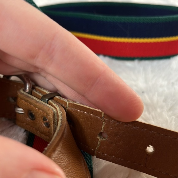 VINTAGE multicolored stretchy belt - Picture 3 of 3